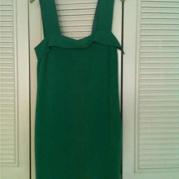 Diane Von Furstenberg Emerald Green Silk Dress - Picture 1 of 6
